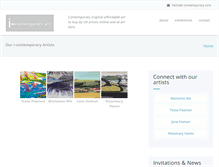 Tablet Screenshot of i-contemporary.com